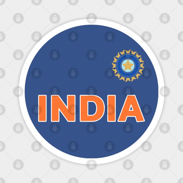 Team India Cricket Jersey For Cricket Fans Magnet by BrightShadow